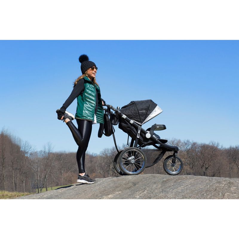 Jeep Cross-Country Sport Plus Stroller Jogger by Delta Children - Charcoal Galaxy, 3 of 16