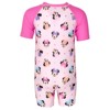 Disney Winnie the Pooh Minnie Mouse Half Zip Sunsuit Newborn to Toddler - 2 of 4