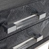 Sanford 2-Drawer Side Table - SFV3548B - Black Cerused Oak - Safavieh Couture - 4 of 4
