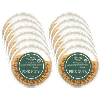 Aurora Products Organic Pine Nuts - Case of 12/4 oz