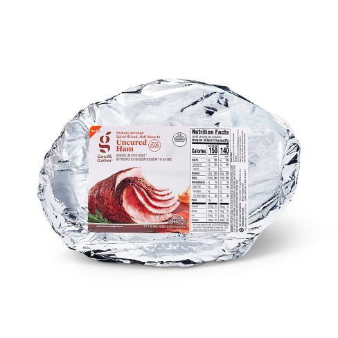 Cooks Fully Cooked Brown Sugar Hickory Smoked Spiral Sliced Half Ham, 10.977 Pound -- 4 per Case