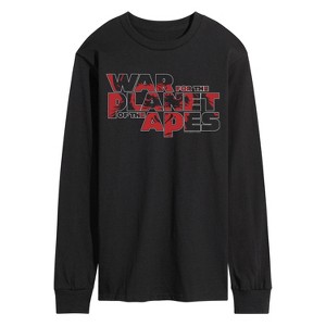 Men's - Planet of the Apes - Ceasar Logo Long Sleeve Graphic T-Shirt - 1 of 3