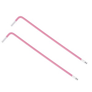 Unique Bargains S2 Steel Metric Ball End Tip L-Shaped Long Arm Hex Wrenches 2 Pcs - 1 of 4