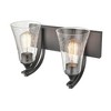 Millennium Lighting Natalie 2 - Light Vanity in  Satin Nickel - 4 of 4