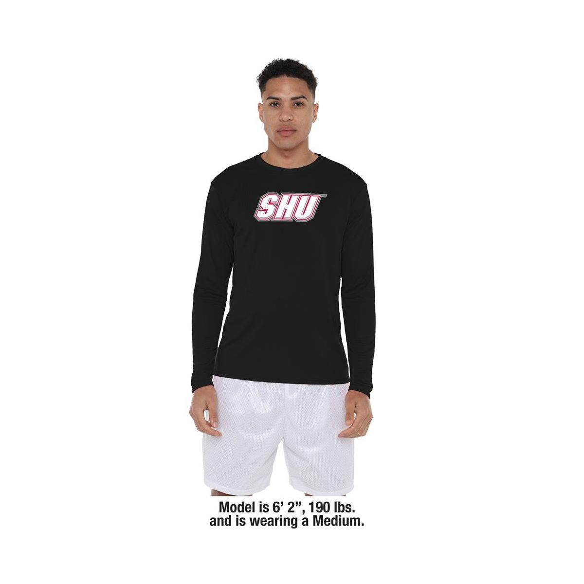 Men's Sacred Heart University Adult Sport Long Sleeve Primary Logo - thumbnail 9
