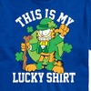 Men's - Garfield - This Is My Lucky Shirt Patrick's Day Short Sleeve Graphic T-Shirt - 2 of 4
