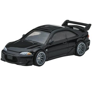 1993 Honda Civic Coupe EX EJ1 Black "The Fast and the Furious" (2001) Movie Diecast Model Car by Hot Wheels - 1 of 1