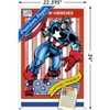 Trends International Marvel Trading Cards - Captain America Unframed Wall Poster Prints - 3 of 4