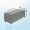 Unique Bargains Polyester Rectangular Stretchy Elastic Stool Cover - 2 of 4