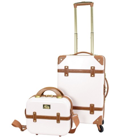 Chariot Regal 2-piece Hardside Carry-on Spinner Luggage Set - Ivory : Target