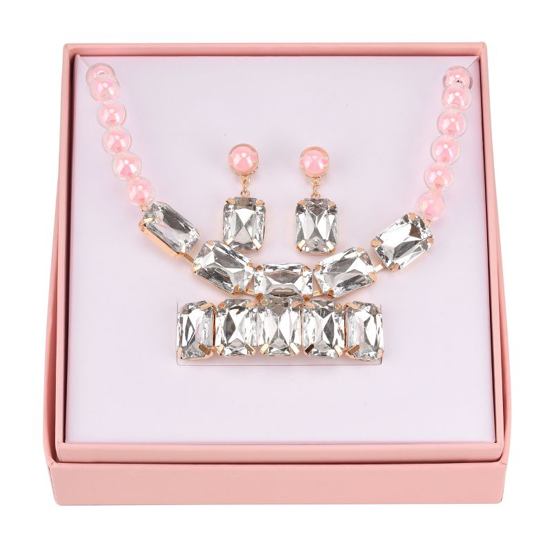 FAOabulous by FAO Schwarz Girls 3pk Necklace, Bracelet and Earring Set, 2 of 4