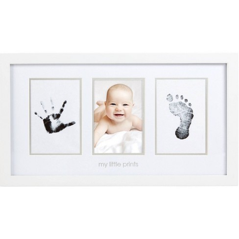 Pearhead Newborn Baby Handprint Or Footprint Clean-Touch Ink Pad Kit, No  Mess Safe Print Keepsake, Black, 2 Impression Cards, Small Size, 3 Piece Set