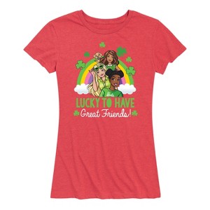 Women's - Barbie - St. Patrick's Day Lucky To Have Great Friends Short Sleeve Graphic T-Shirt - 1 of 4