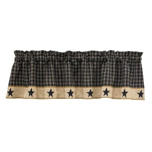 Park Designs Sturbridge Star Lined Valance 60” x 14” - 1 of 4