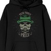 Call Of Duty Modern Warfare II Task Force Skull Price Long Sleeve Men's Black Hooded Sweatshirt - 2 of 3