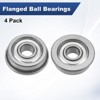 Unique Bargains Chrome Steel Durable Multipurpose Use Flanged Ball Bearing - 4 of 4