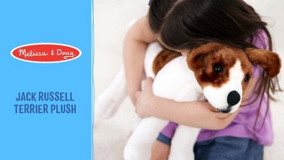 Melissa & Doug Giant Jack Russell Terrier - Lifelike Stuffed