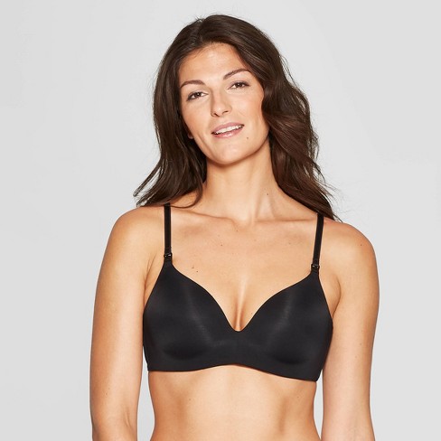 Women's Wirefree Nursing Bra - Auden™ Black 34ddd : Target