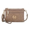 MKF Collection Roonie Milan M Signature Crossbody Wristlet Bag by Mia K - 2 of 4