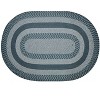 Newport Braid Collection 100% Polypropylene Stripe Pattern Reversible Indoor Utility Rug - Better Trends - 2 of 3