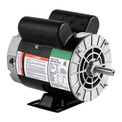 Air Compressor Motor, 3450RPM 56 Frame Electric Motor, Dual CW/CCW Rotation for Air Compressor