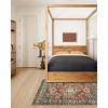 Lahome Persian Medallion Short Pile Velvet Rectangular Indoor Area Rug - 4 of 4