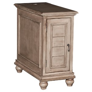 Reese Cabinet Gray Distressed - Powell Company