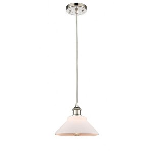 Orwell - 1 Light Cord Hung Mini Pendant In Industrial Style-6.5 Inches Tall and 8.38 Inches Wide - 1 of 1