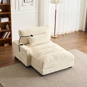 Dolonm Single Recliner Sofa: 300lb Capacity, Chenille Fabric, Ergonomic Design for Living Room/Study - 1 of 4