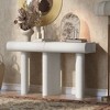 APRILSOUL 47.6" Modern Painted Entryway Table with 2 Curved Drawers,Space-Saving Hallway Table - 2 of 4
