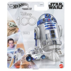 Disney 100 Edition Hot Wheels Character Car, Star Wars R2-D2, Scale 1:64, Perfect For Ages 3 Years & Up - 1 of 1