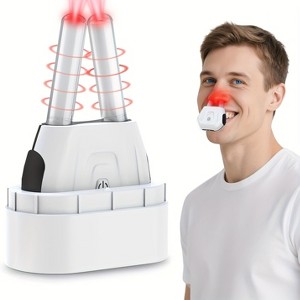 Morfone Infrared Intelligent Rhinitis Treatment Device, Red Light Allergic Rhinitis Relief Nasal Device. It can be given as a gift to those in need. - 1 of 4