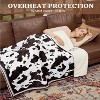 Heated Blanket Electric Throw, Cow Print Electric Blanket Heating with LCD Controller, 6 Heat Settings & 4H Auto Shut-Off, Soft Flannel Heat Blankets - 3 of 4