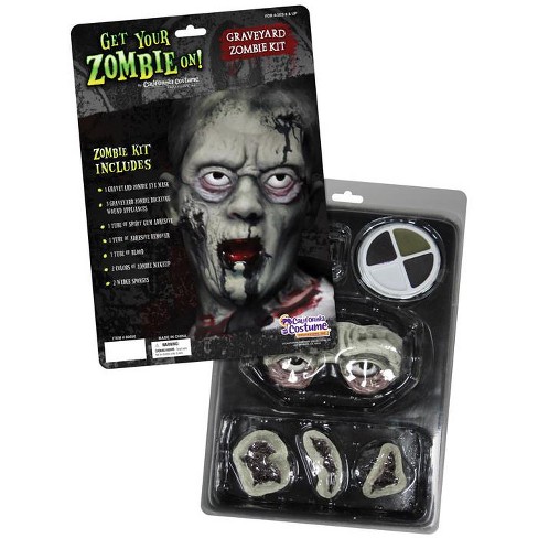 California Costumes Graveyard Zombie Make Up Kit Target