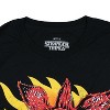 Seven Times Six Stranger Things T-Shirt Men's Demogorgon Logo Design Short Sleeve Tee Black - 2 of 3