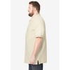 KingSize Men's Big & Tall Longer-Length Shrink-Less Piqué Polo Shirt - 4 of 4