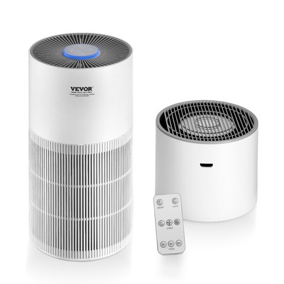 VEVOR Air Purifier, Covers Up to 1090 ft² in One Hour, True HEPA 11 Filter, 22dB Quiet, Filters Up to 95% of Pollen, Smoke, Dust, Air Cleaner,White