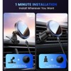 Itopfox Mag-Safe Car Mount Charger 15W Magnetic Wireless Charger for iPhone 17/16/15/14/13/12 Series, 3-in-1 Phone Holder with LED Light - 2 of 4