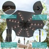 Sonkuki Patio 9FT LED Market Umbrellas With Solar Lights, Table Umbrella for Patio and Outdoor With Tilt Button for Deck and Pool - 4 of 4