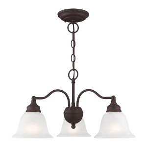 Livex Lighting Essex 3 - Light Chandelier in  Bronze - 1 of 1