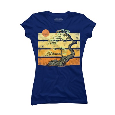 Junior's Design By Humans Summer Tree 2 By pilipsjanuarius T-Shirt