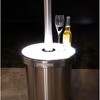 Aspect Living Patio Heater with LED Table 48,000 BTU Output Electronic Ignition System, With Wheels, Portable Propane Patio Heater - Stainless Steel - 3 of 4