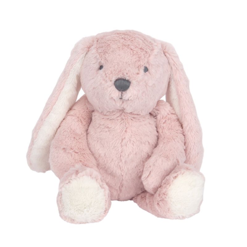 Lambs & Ivy Botanical Baby Plush Pink Bunny Stuffed Animal Toy - Hip Hop, 1 of 6