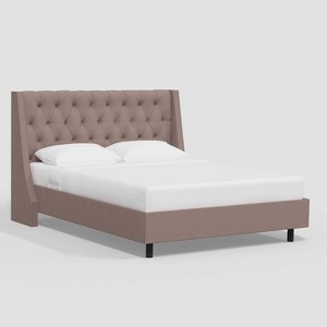 Gilford Wingback Platform Bed in Linen - Threshold™ - 1 of 4