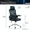 NicBex Mesh Office Chair with Headrest,Ergonomic Computer Chair with Lumbar Support,Swivel Desk Chair for Adult,Student - 3 of 4