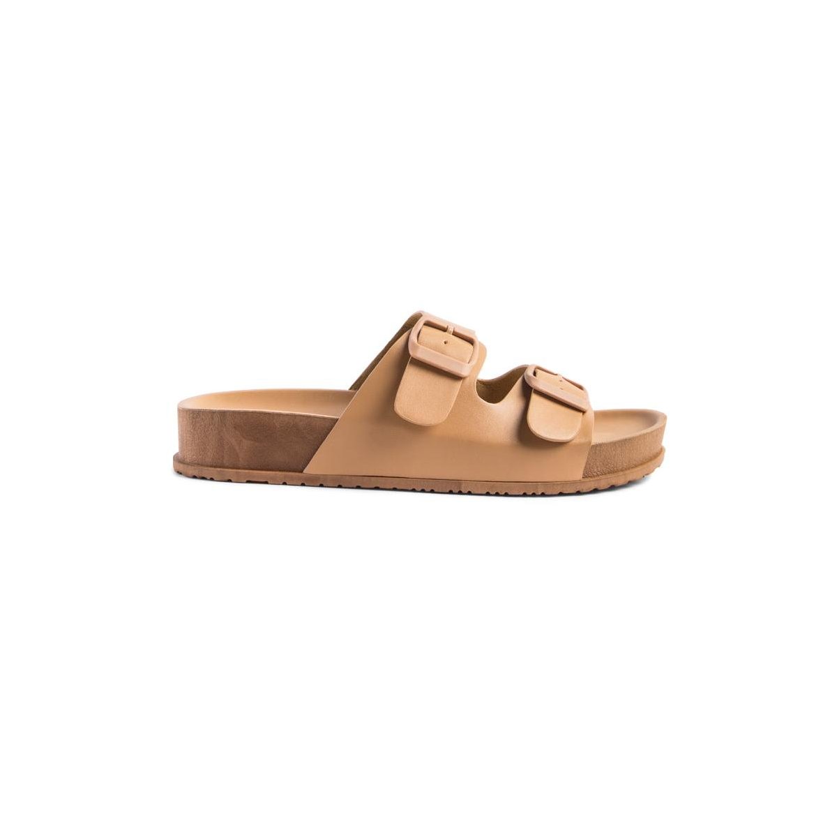 Женские сандалии London Rag Womens Minata Platform Buckled Slide Sandals 6 — фото 2