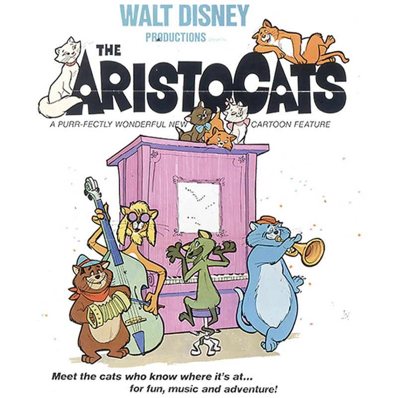 Boy's Aristocats Movie Poster Meet The Cats T-Shirt, 2 of 5