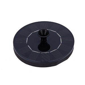 Solar Fountain Pump with 4 Nozzles for Bird Bath, Mini Solar Powered Floating Water Fountain Pump for Fish Tank Garden Pool Pond Aquarium and Outdoor - 1 of 4