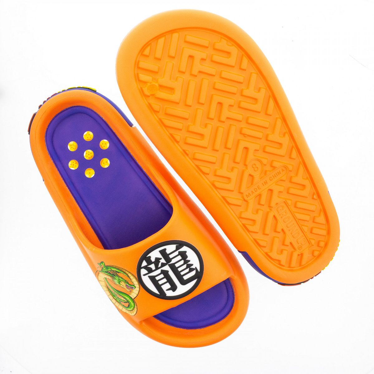 Mens Dragon Ball Z Shenron Cloud Comfort Foam DBZ Slide Sandal - thumbnail 6