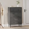 NicBex Wide Drawer Dresser,Mid-Century Style Dressers,Chest of Drawers for Bedroom,Living Room,Study,Office,Entryway - 2 of 4